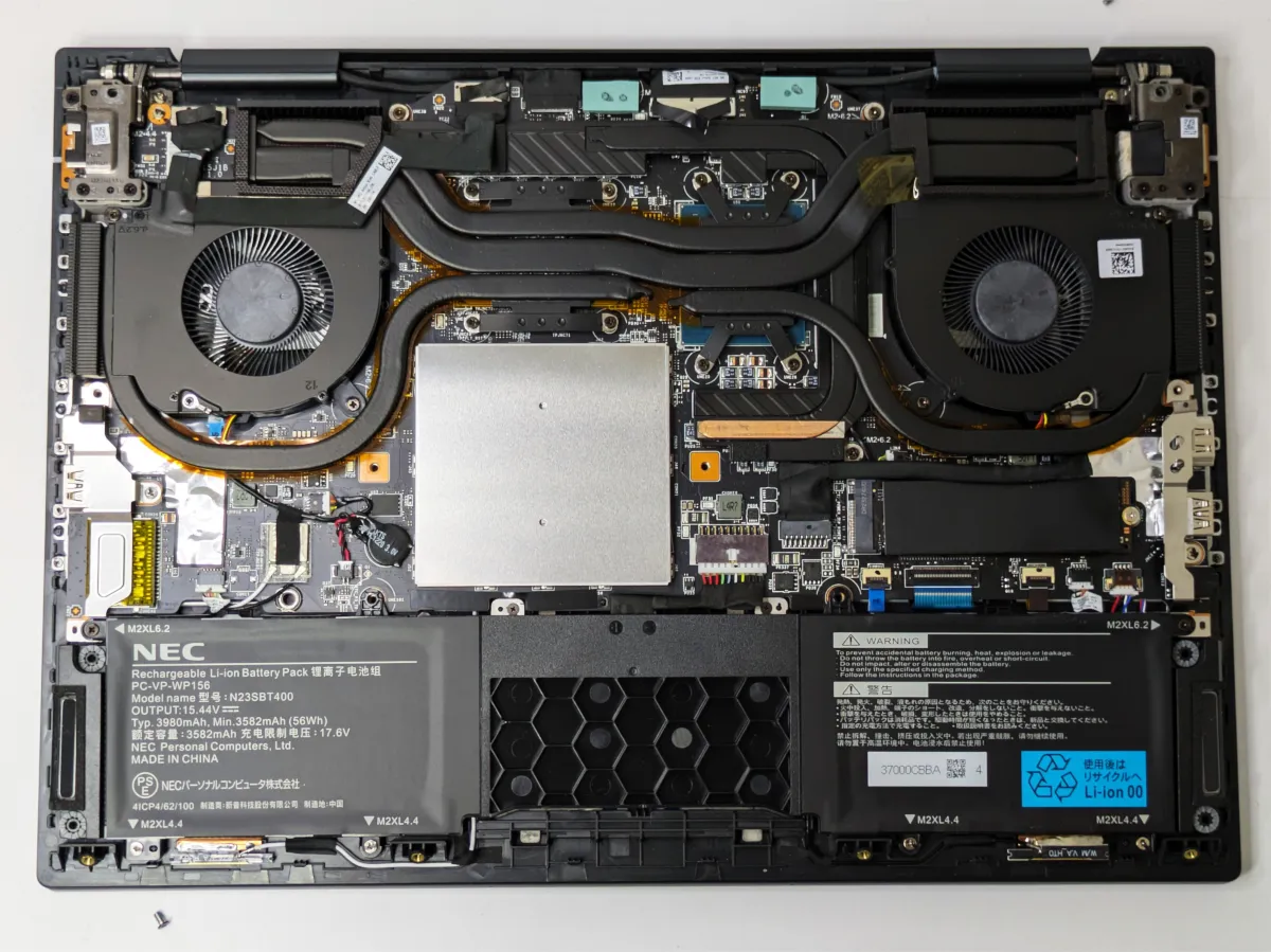 NEC NEXTREME Infinity 2023
内部構造
